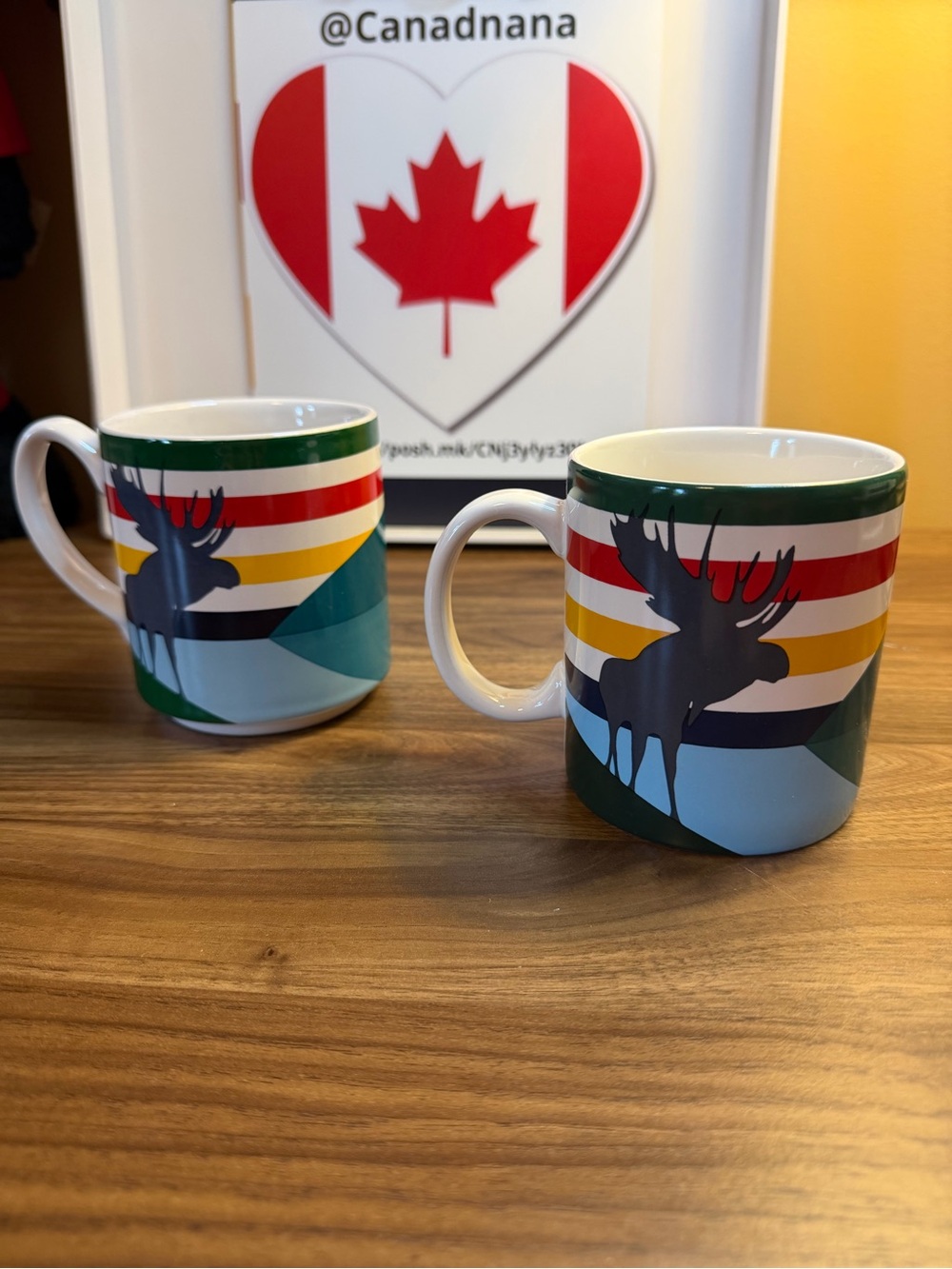 Hudson's Bay Company and HBC Stripes Coffee Mugs- 'Baywatch' by Charles Pachter